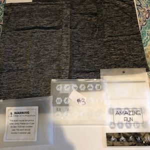 3 pack of grey neck gaiters